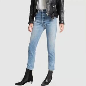 NWT RE/DONE Levi's High Rise Ankle Crop Jeans